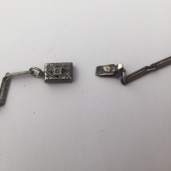 UNIQUE Vintage Estate Blue Pendant Necklace - Picture 5 of 5